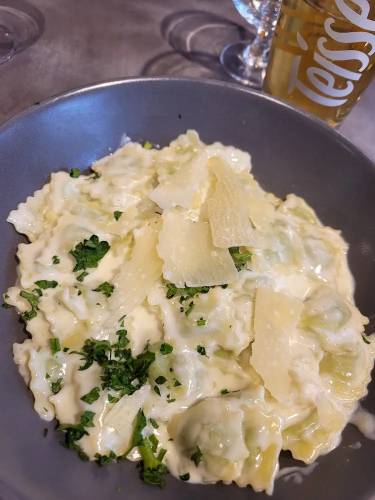 Raviolis Sauce Parmesan